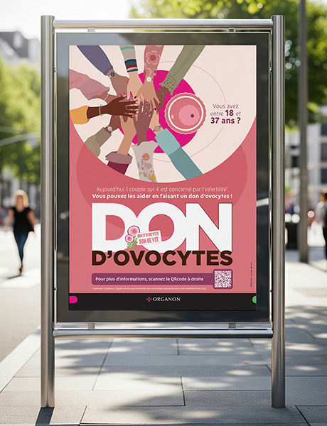 Campagne pour le don d'ovocytes
