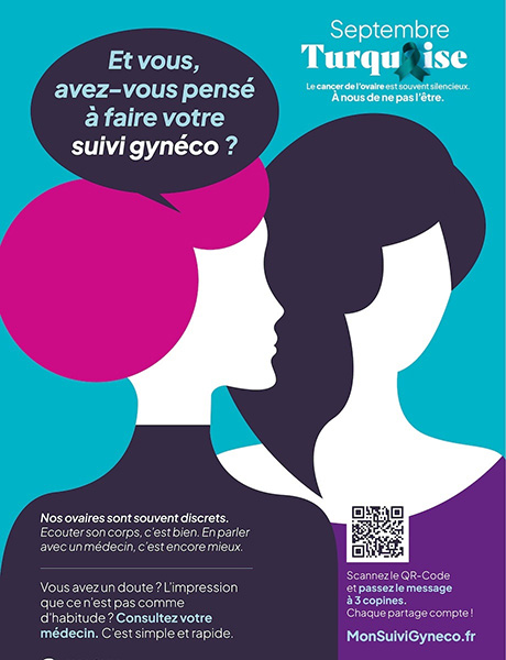 Campagne de sensibilisation au dépistage du cancer de l’ovaire